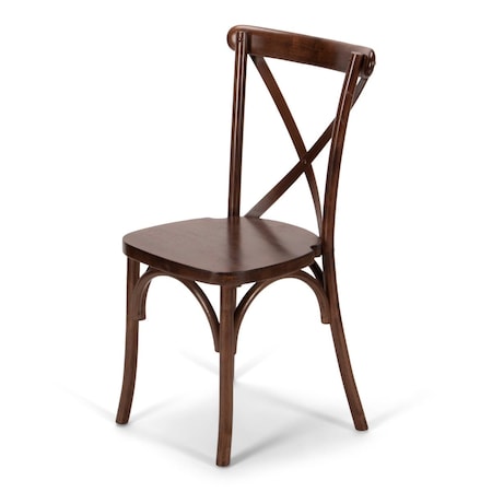 Atlas Commercial Products Madison Cross Back Chair, Mark II, Fruitwood XBC45FW